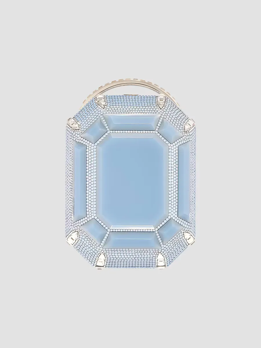 Crystal Embellished Ring Clutch by Judith Leiber