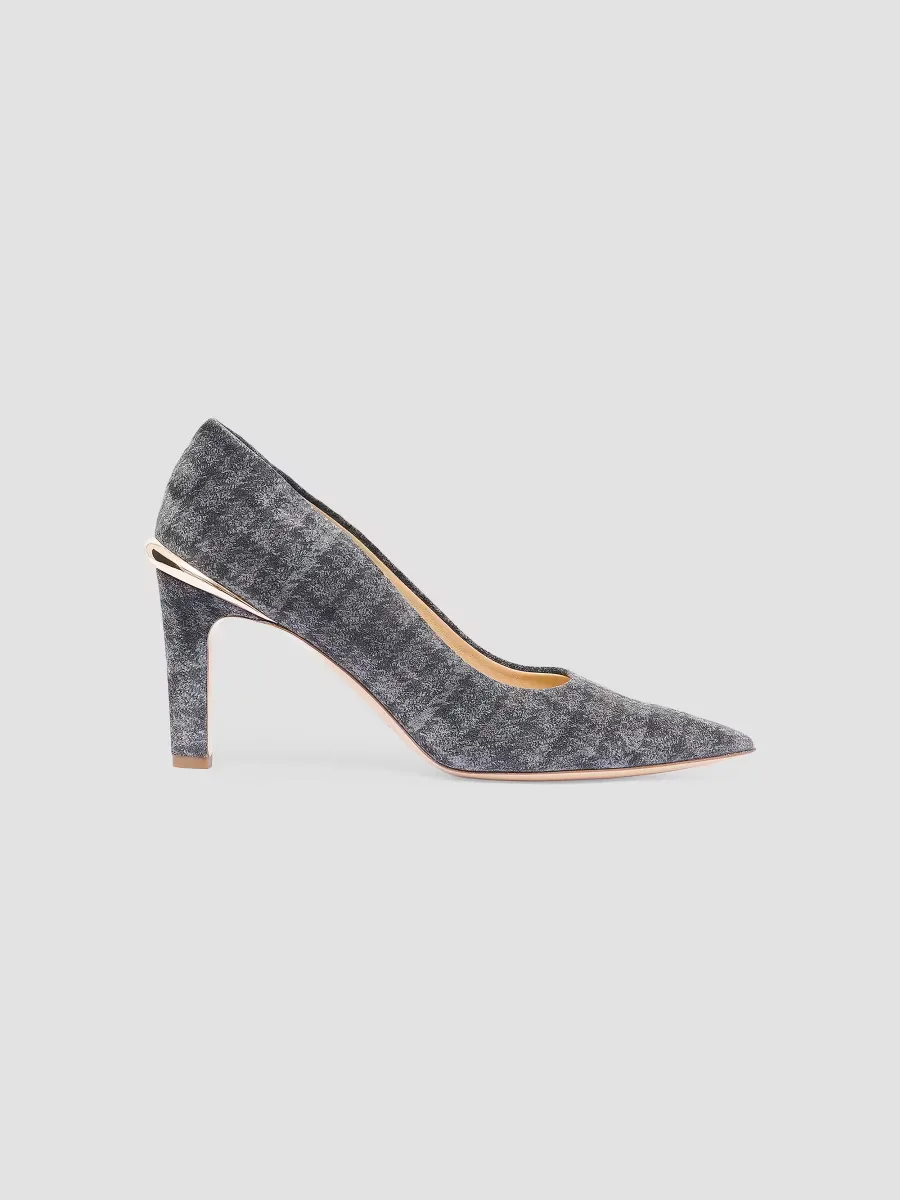 Edwina 75MM Boucle-Effect Leather Pumps by Gabriela Hearst