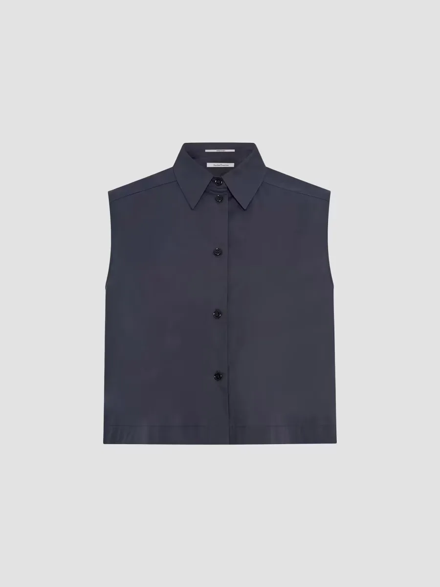 Cropped Sleeveless Shirt by Another Tomorrow
