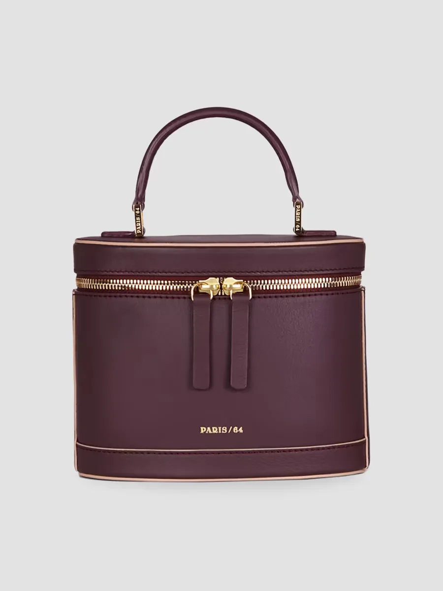 Prismatic Leather Top Handle Bag by PARIS/64