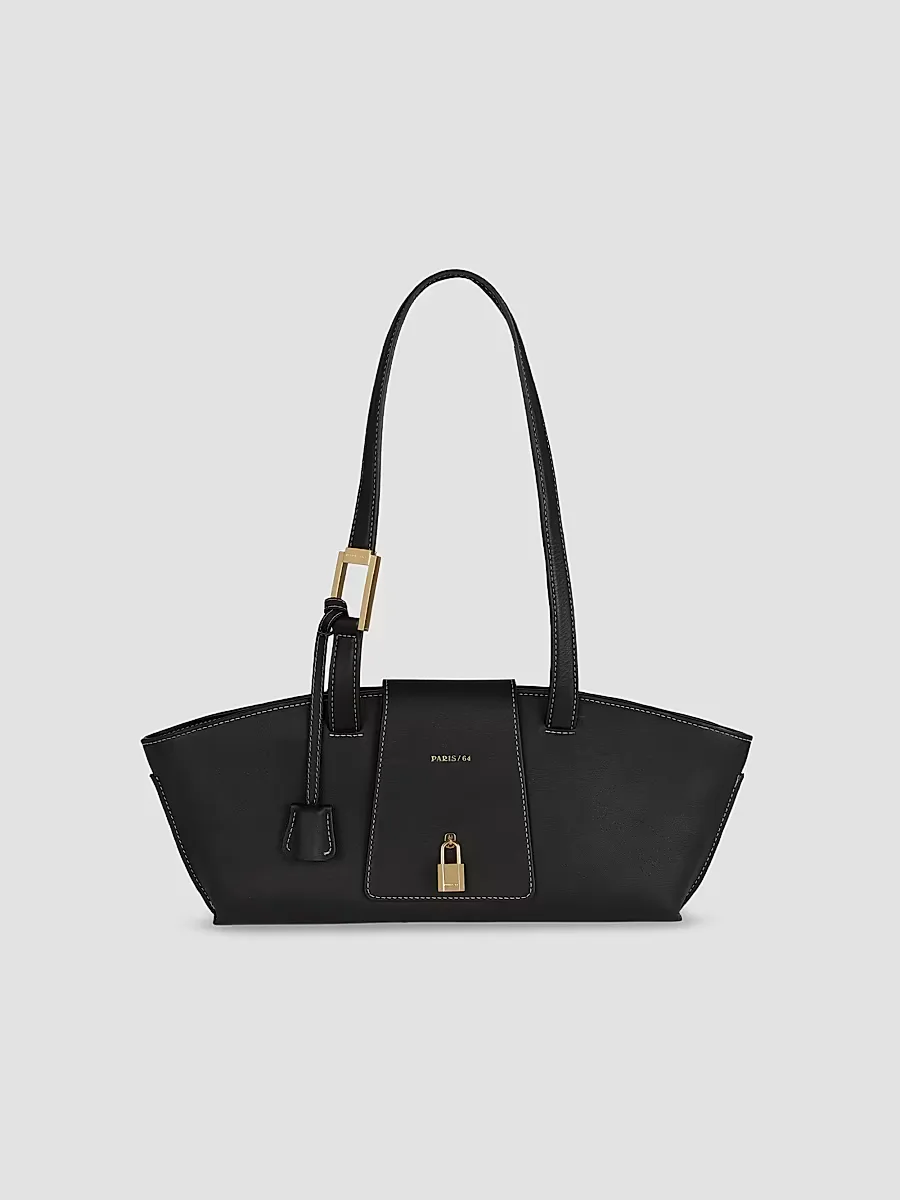 Trocadro Leather Shoulder Bag by PARIS/64