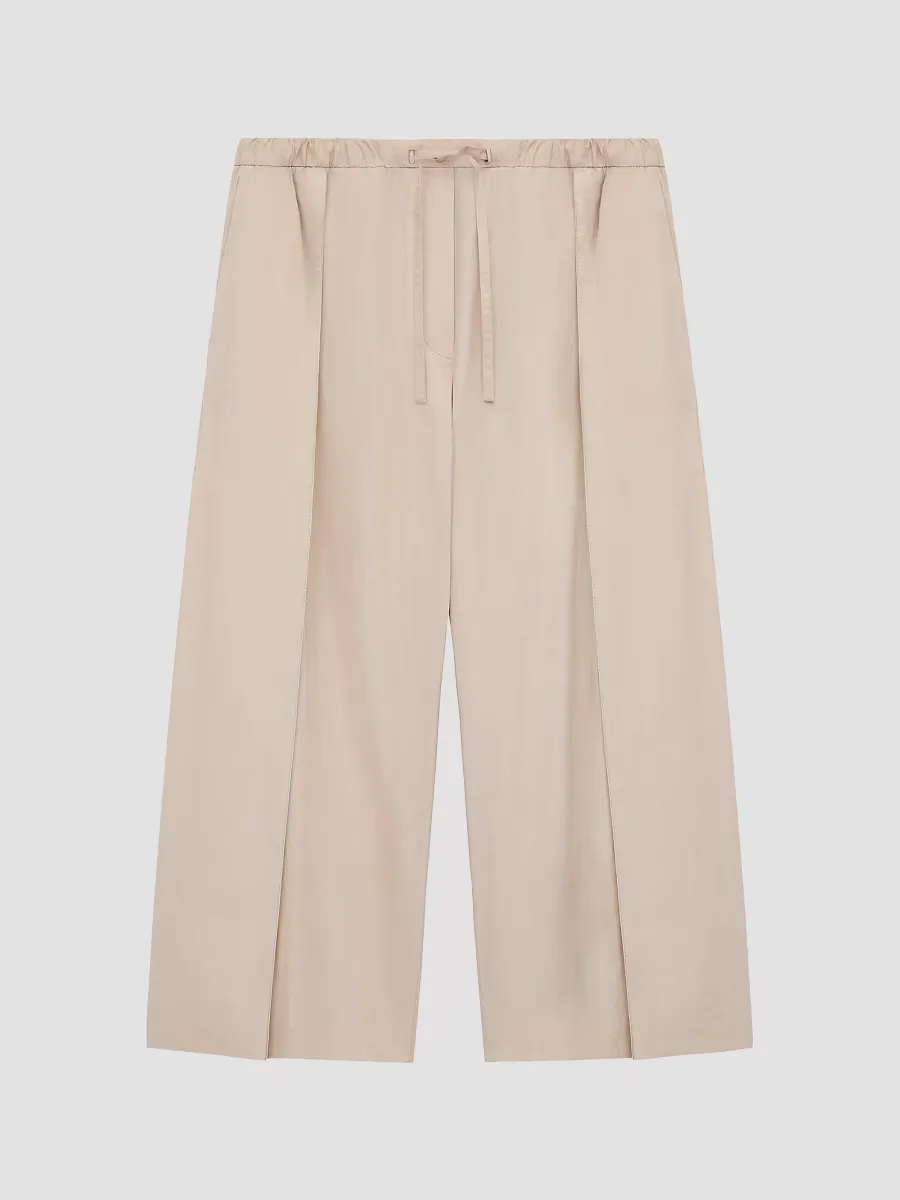 LOEWE x Paulas Ibiza Creased Cotton-Blend Crop Trousers by LOEWE