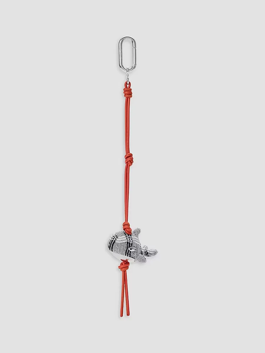Whale Leather Cord Charm by LOEWE
