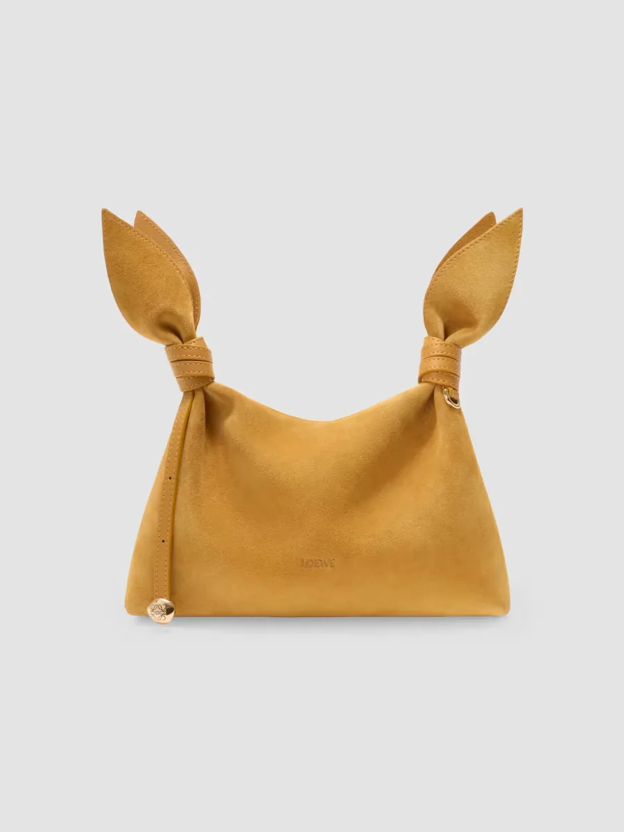 Scarf Mini Suede Shoulder Bag by LOEWE
