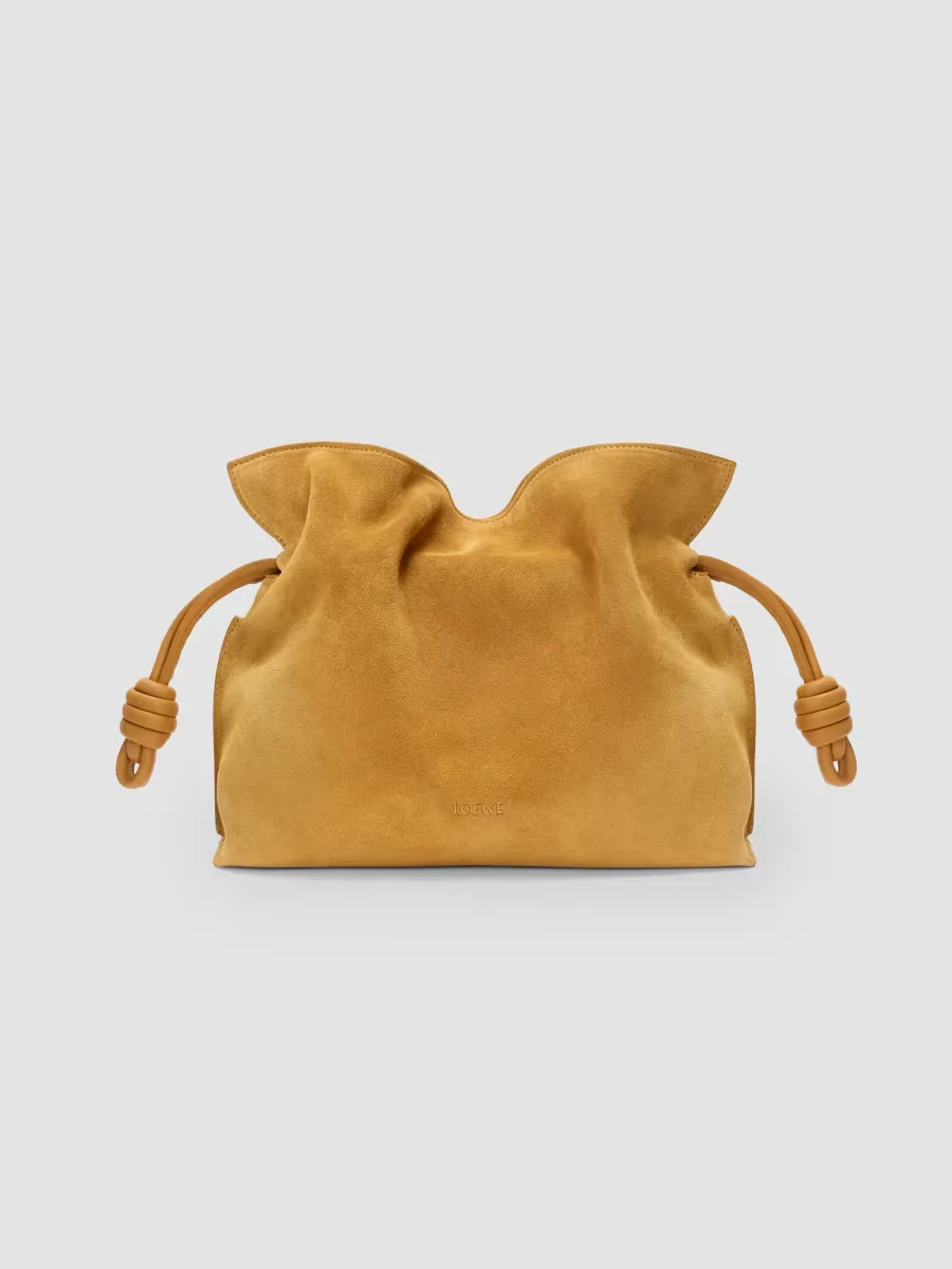 Flamenco Suede Clutch by LOEWE