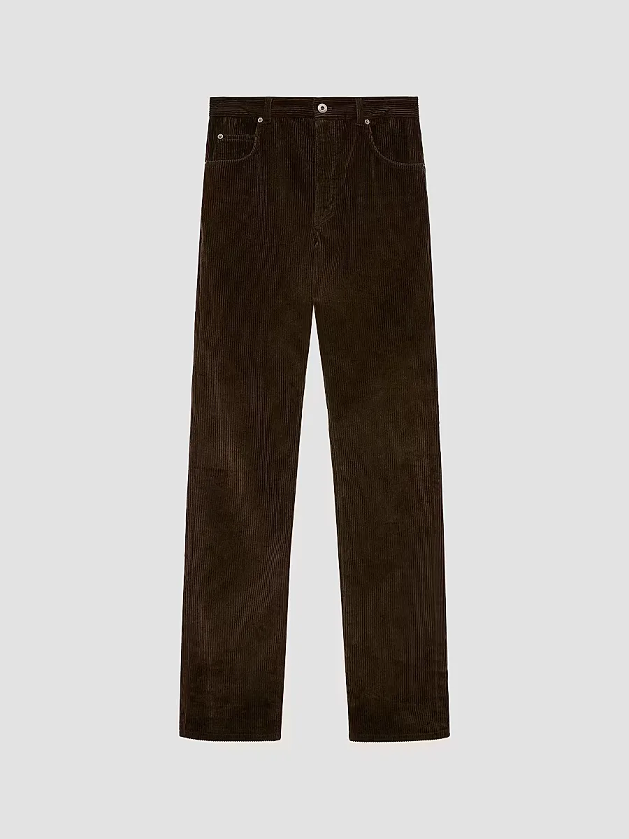 Corduroy Straight Pants