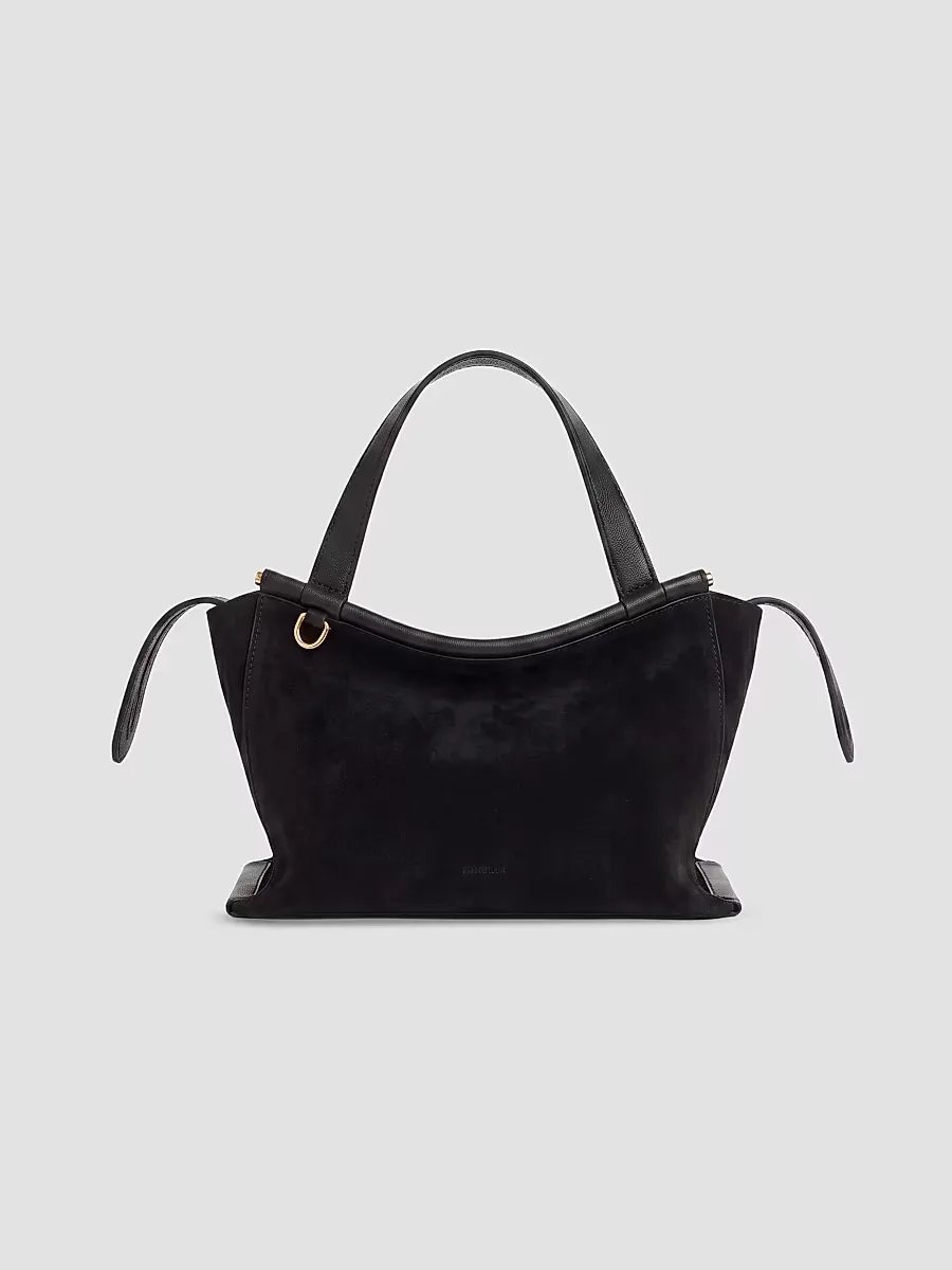 Ida Suede Top Handle Bag by Wandler