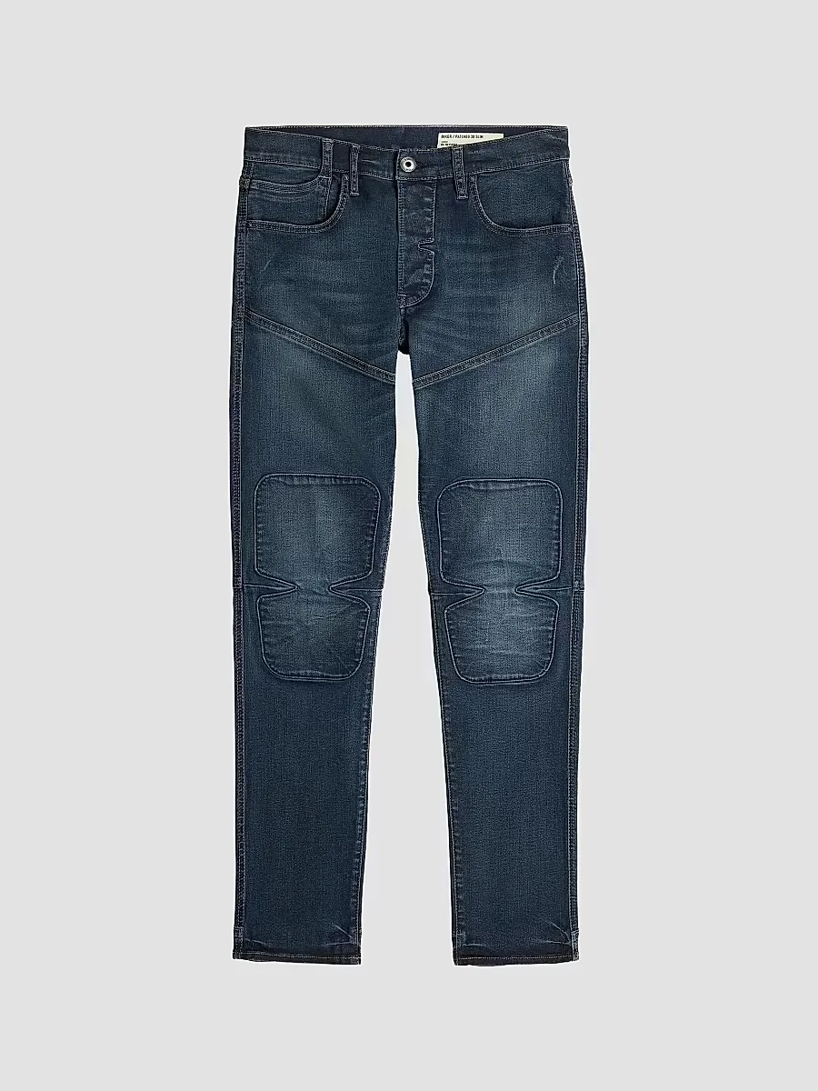 Anatomic Denim Biker 3D Patch Slim-Fit Jeans by G-Star