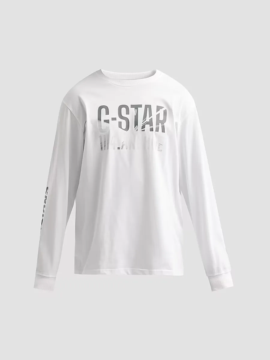 Photo Print Relaxed Long-Sleeve T-Shirt by G-Star