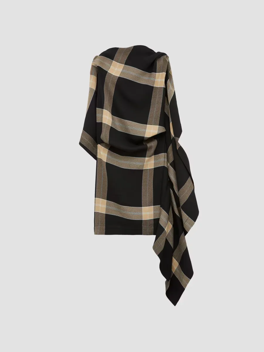 Check Tieneck Minidress by LOEWE