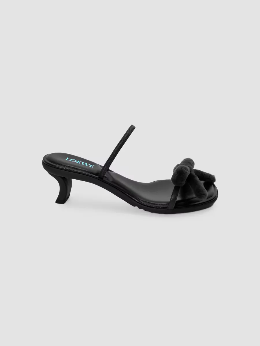 Mimi 45MM Bow-Detail Leather Sandals by LOEWE