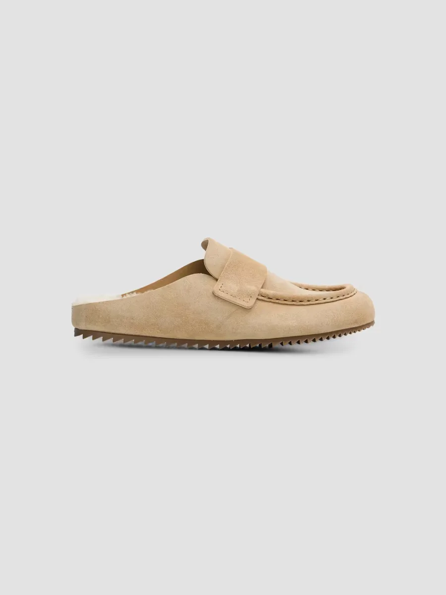 Bilma Shearling-Lined Suede Mules by Pedro Garcia