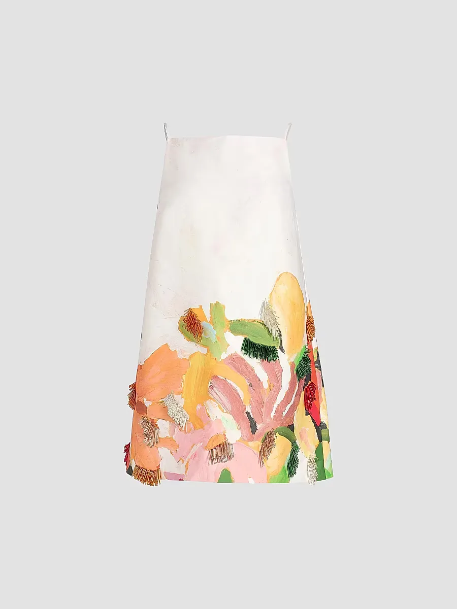Forever Young Java Bead-Embellished Printed Minidress by Acler