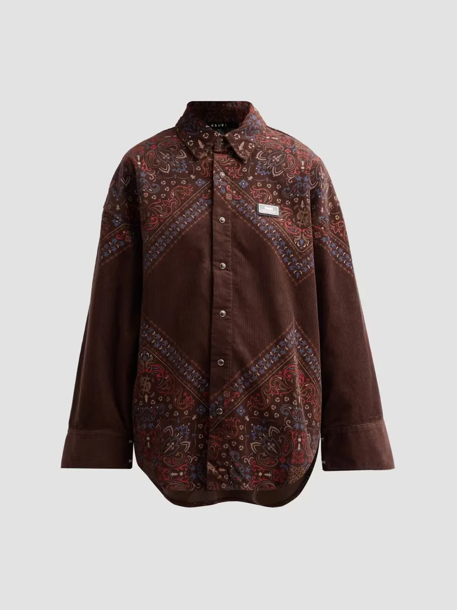 Astra Folk Bandana Shirt by Ksubi