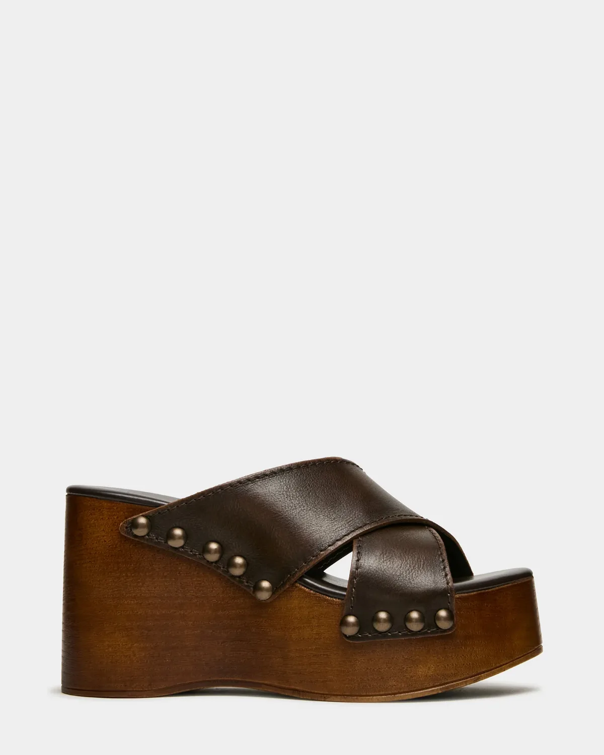 Koko Mule Leather Sandals by Steve Madden