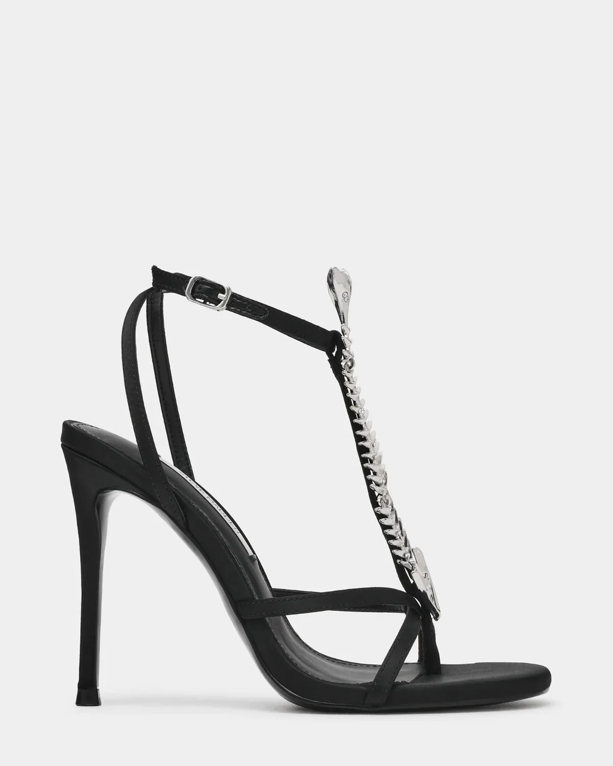 Pescado Thong Heels - Leather/Satin by Steve Madden