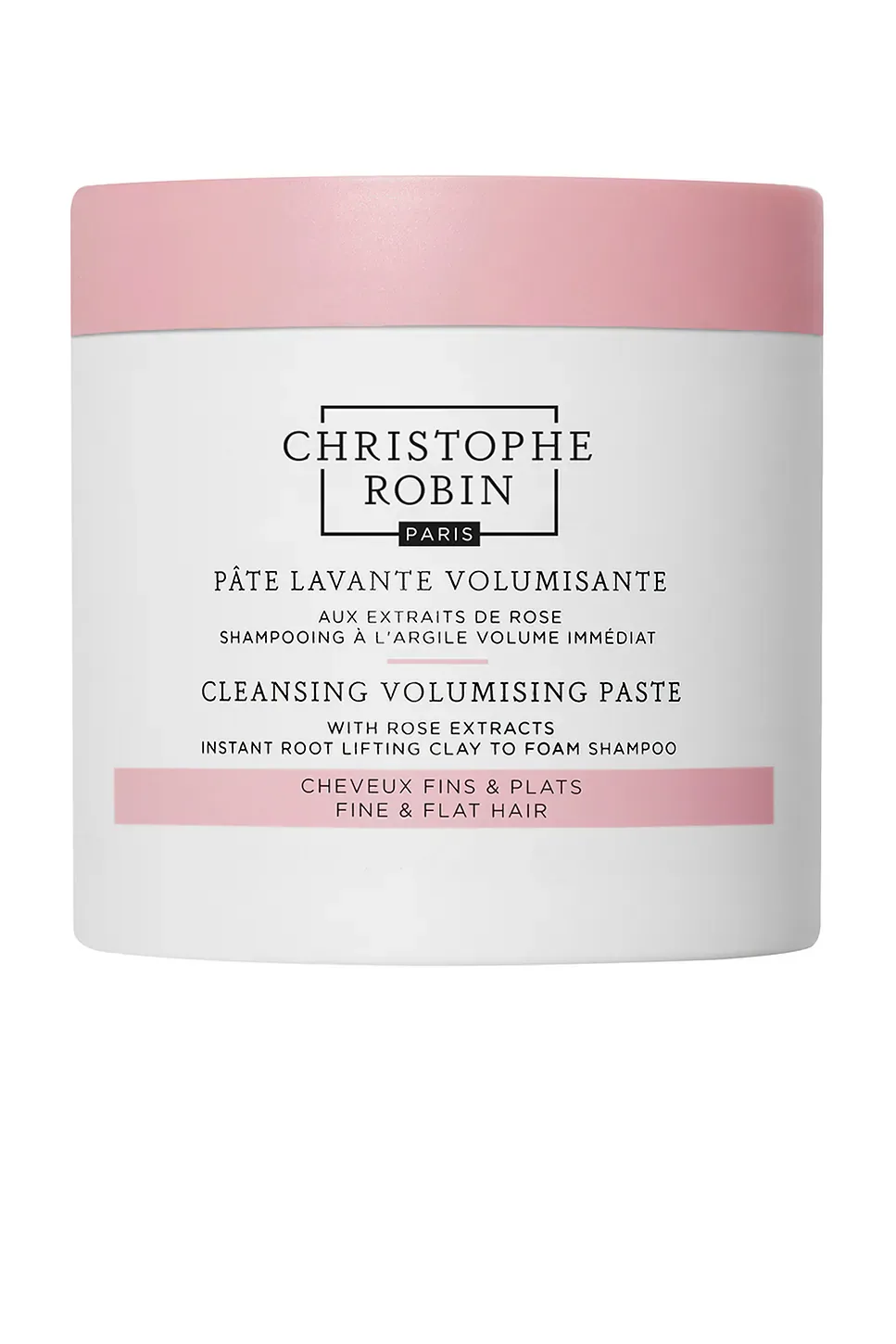 Cleansing Volumizing Paste with Pure Rassoul Clay and Rose Extracts by Christophe Robin
