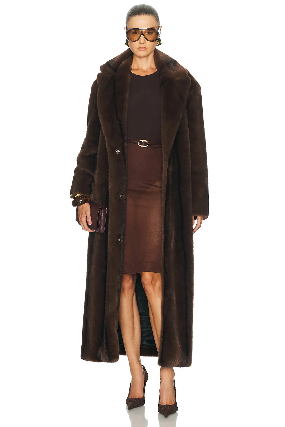Henk Faux Fur Coat by Karen Arcanjo