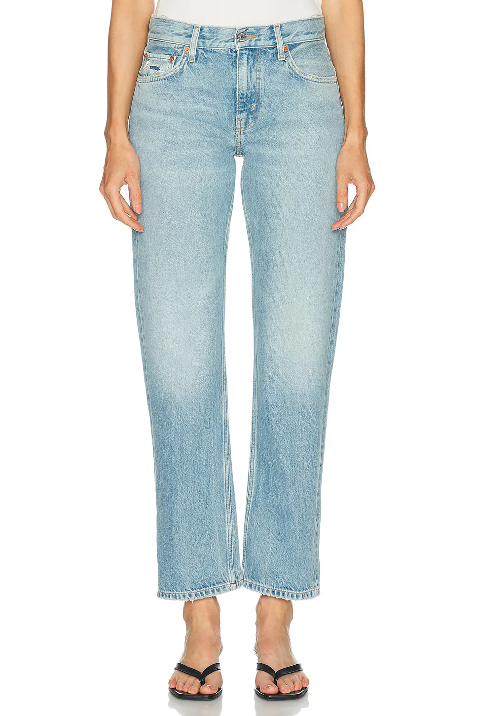 Blondie Straight Leg Jeans by Re/Done