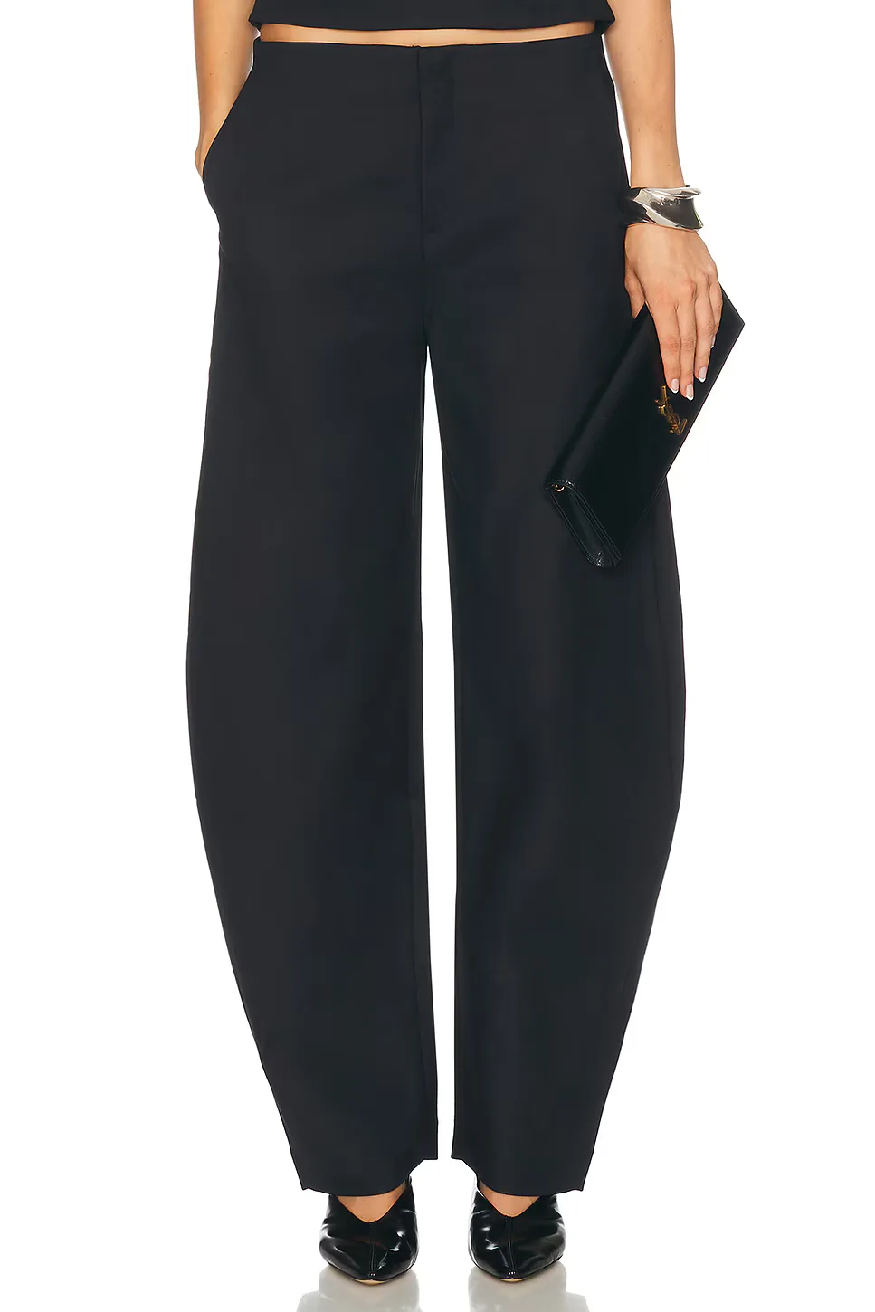 Low Rise Mai Sculptural Compact Suiting Pant by Eaves