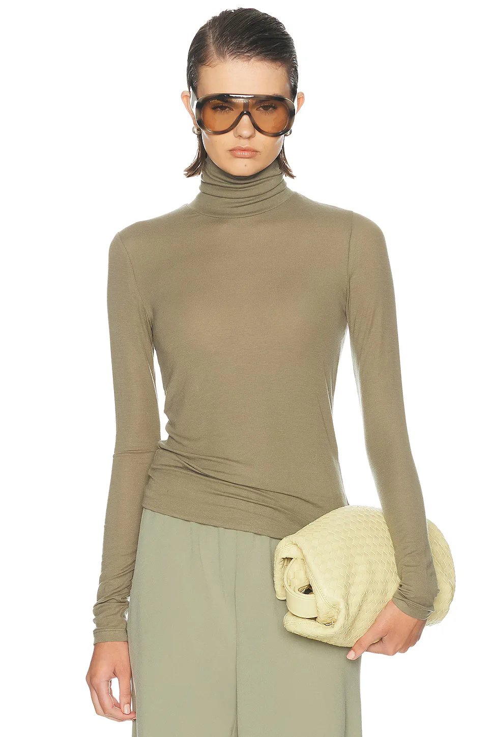 Pascale Turtleneck Top by AGOLDE