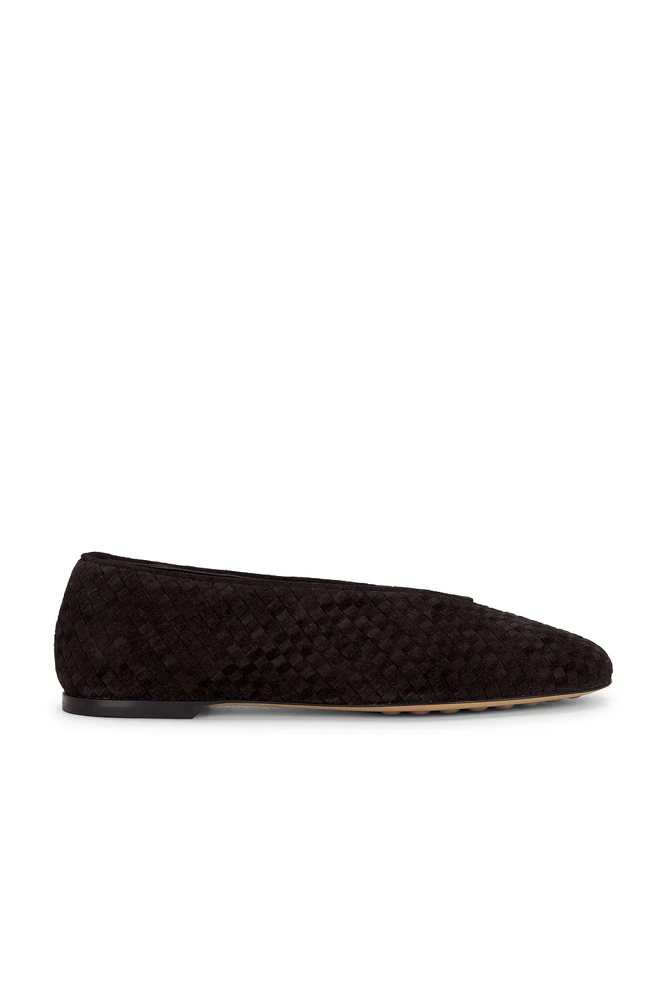 Rosa Ballerina Flat by Bottega Veneta
