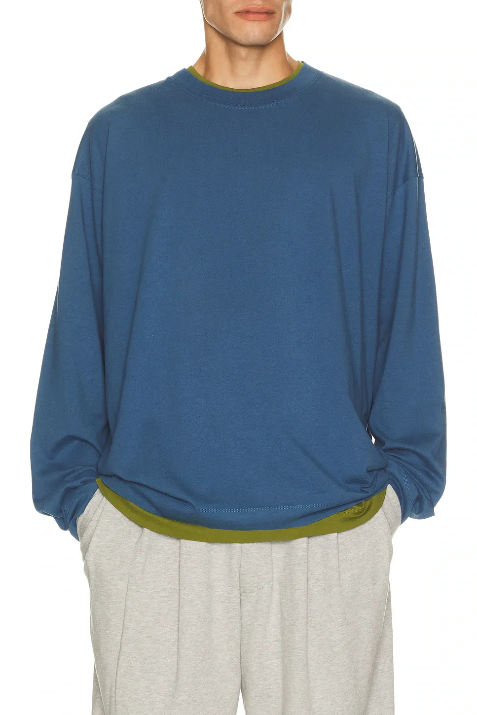 Hegland Long Sleeve Tee Shirt - Steel