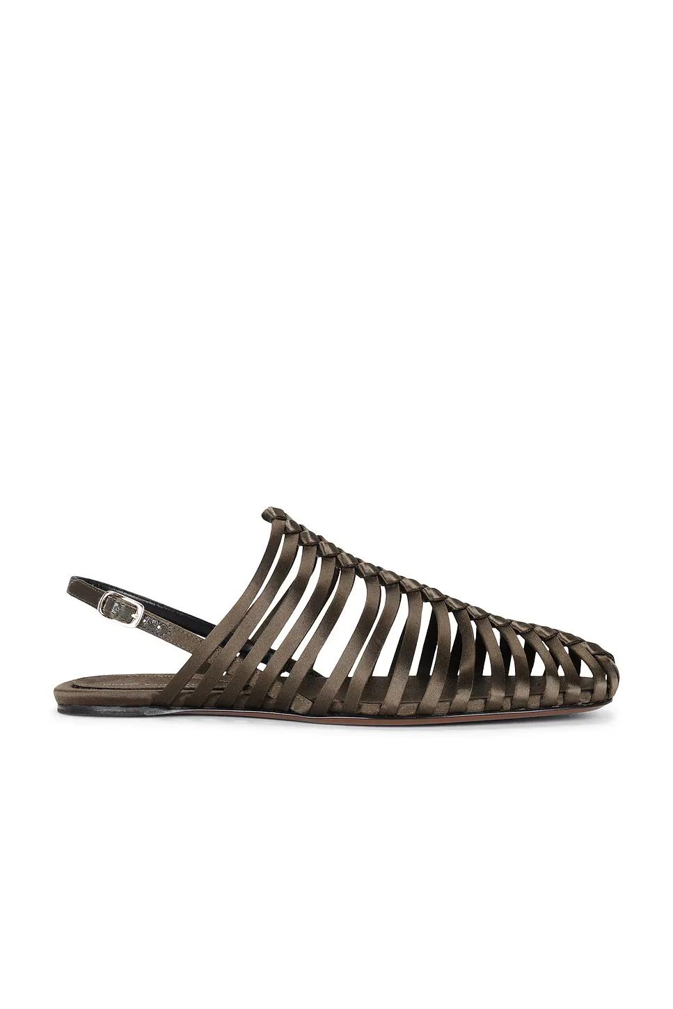 Flat Square Toe Open Ballerina Flat by Dries Van Noten