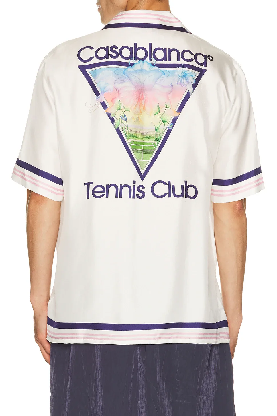 Cuban Collar Short Sleeve Shirt by Casablanca