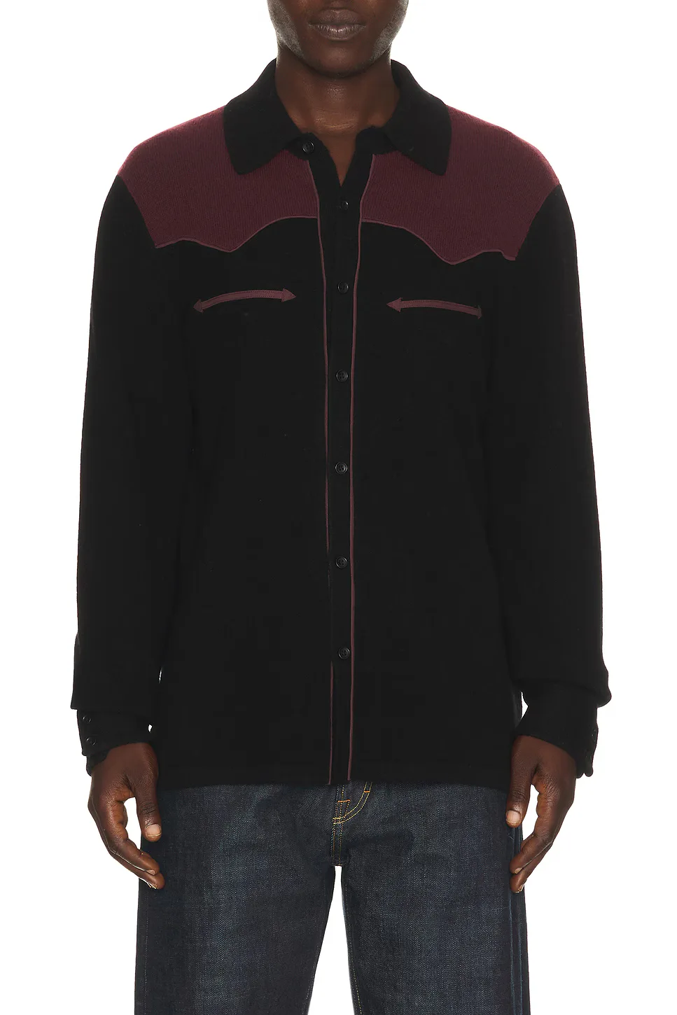Western Button Up Shirt by Guest in Residence