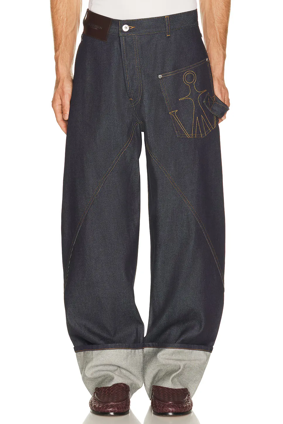 Twisted Workwear Jean with Turnup by JW Anderson
