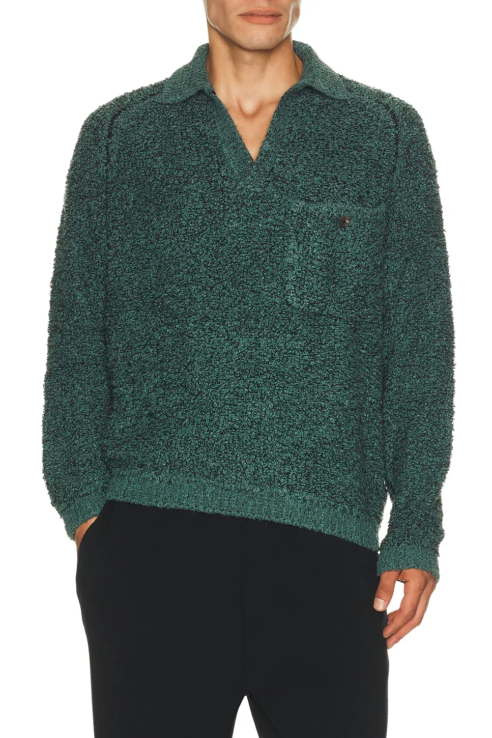 Gentle Polo Sweater by Isa Boulder