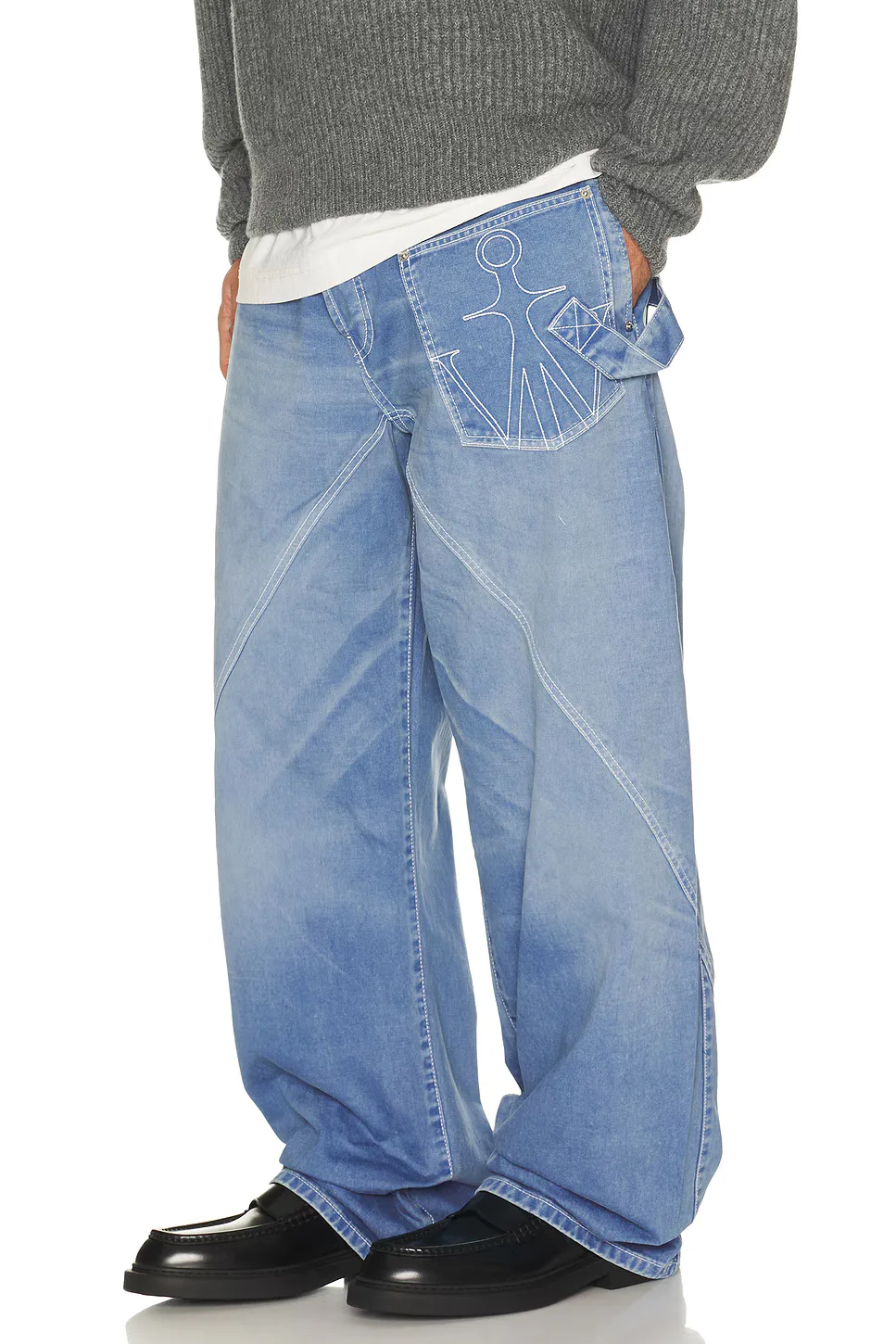 Twisted Workwear Jeans by JW Anderson