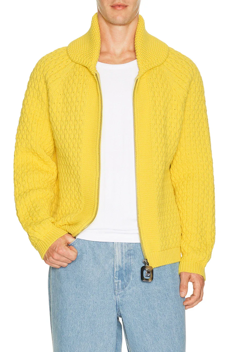 Cable Front Zip Jumper by JW Anderson