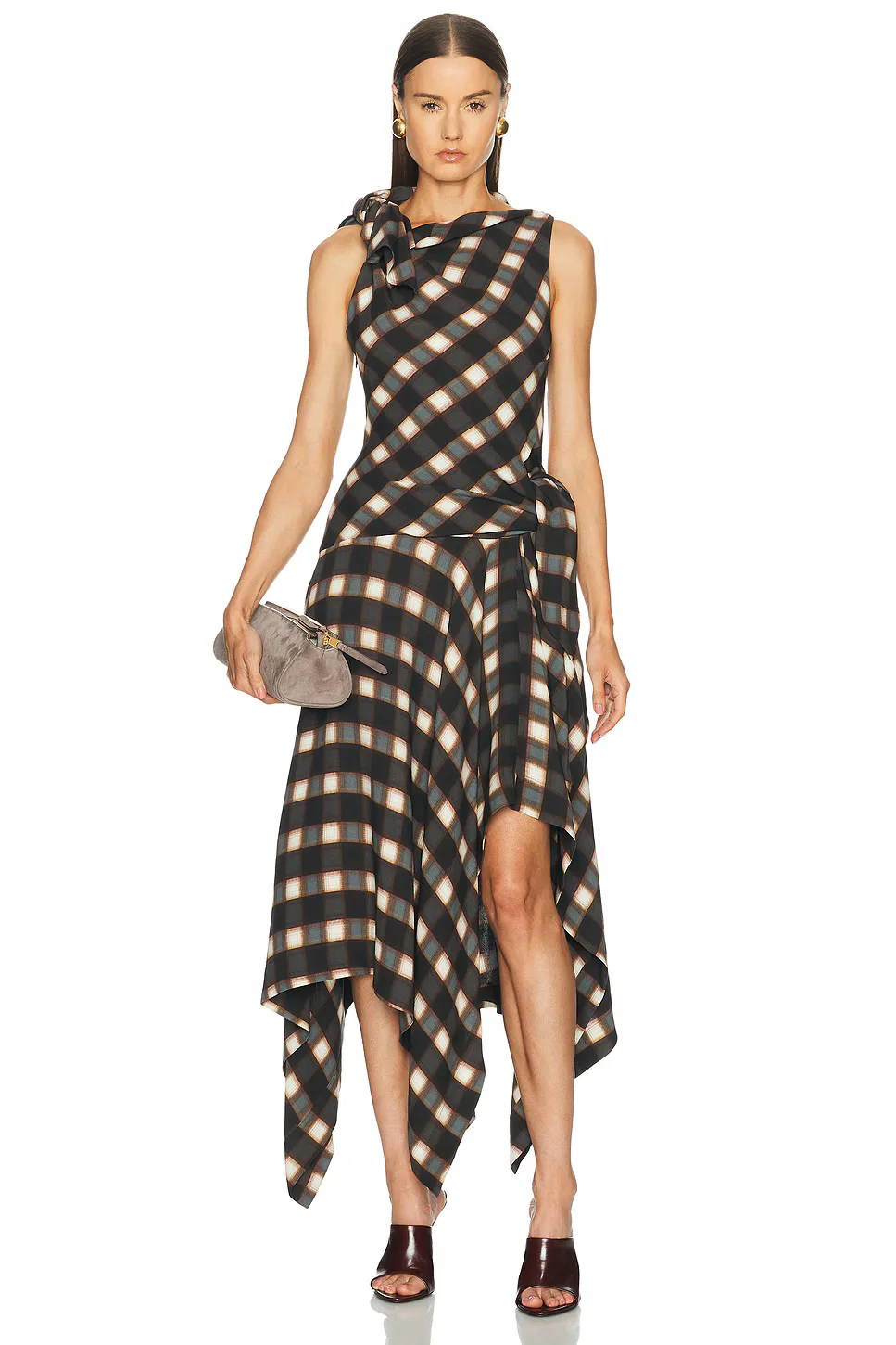 Knotted Midi Dress by Monse