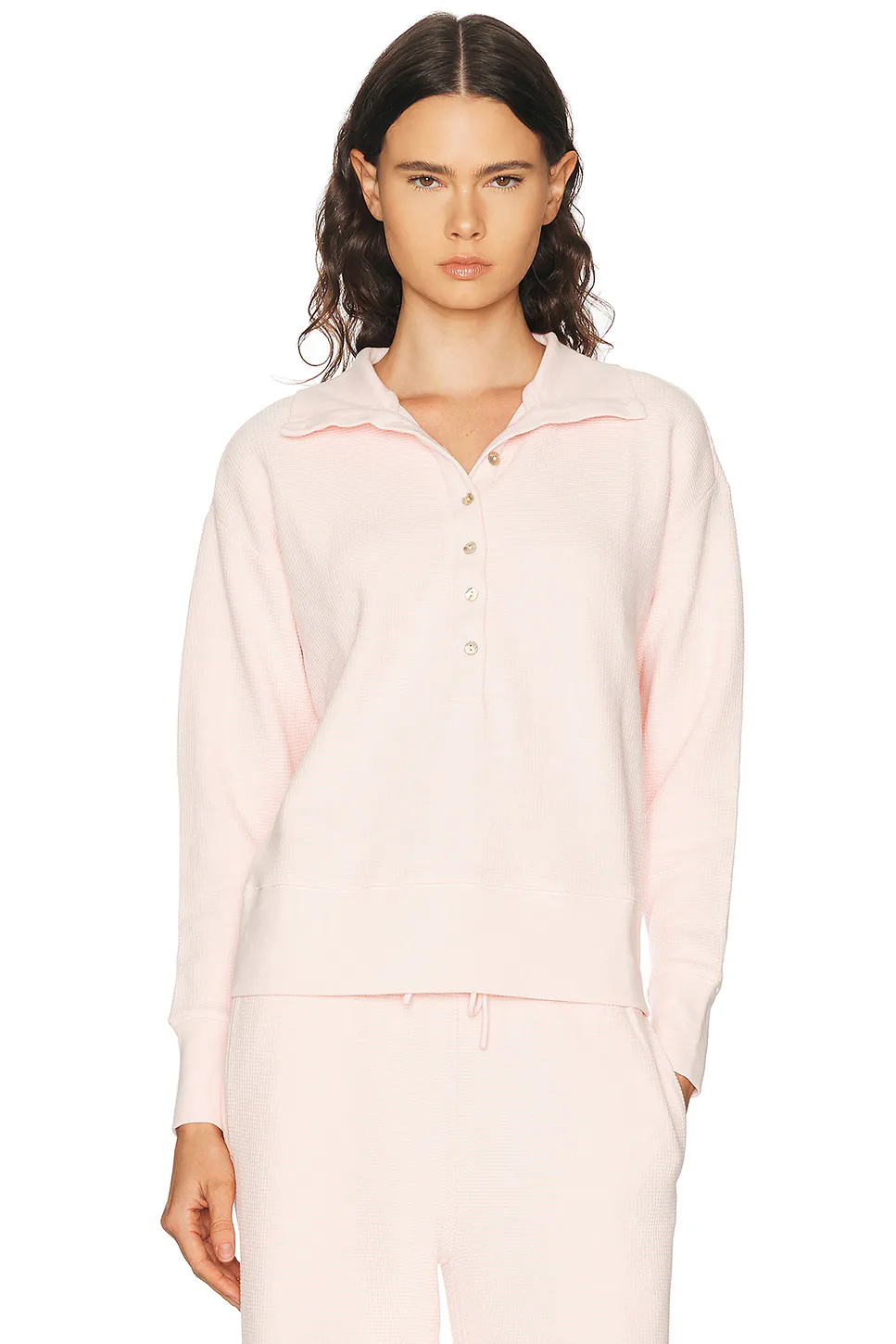 Waffle Knit Pullover by Negative Underwear