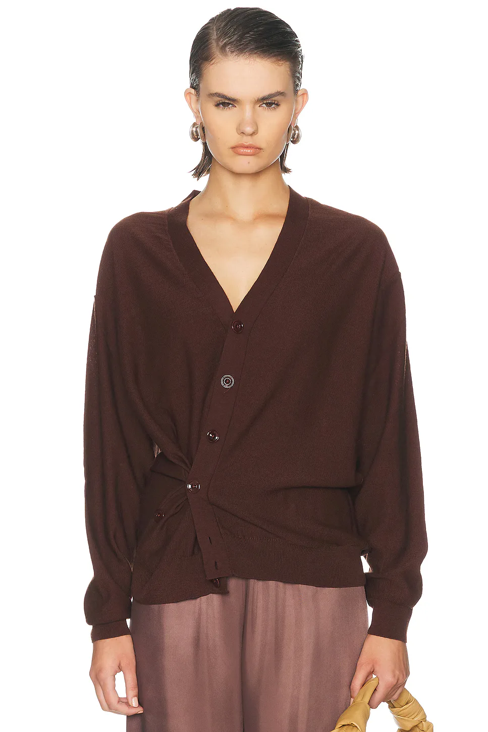 Relaxed Twisted Cardigan by Lemaire