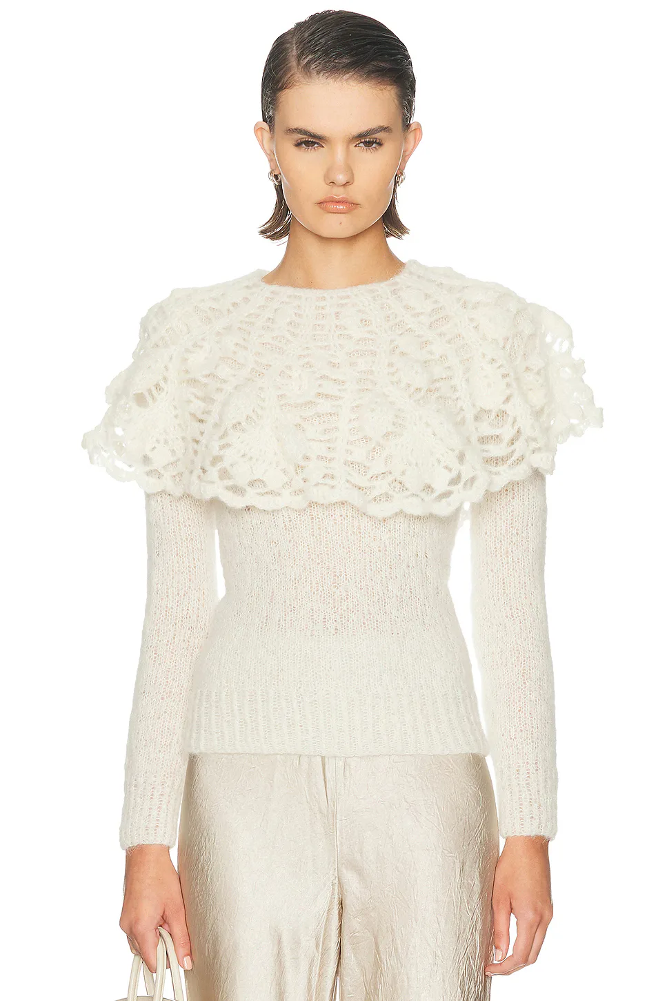 Crochet Flour Sweater by Karen Arcanjo