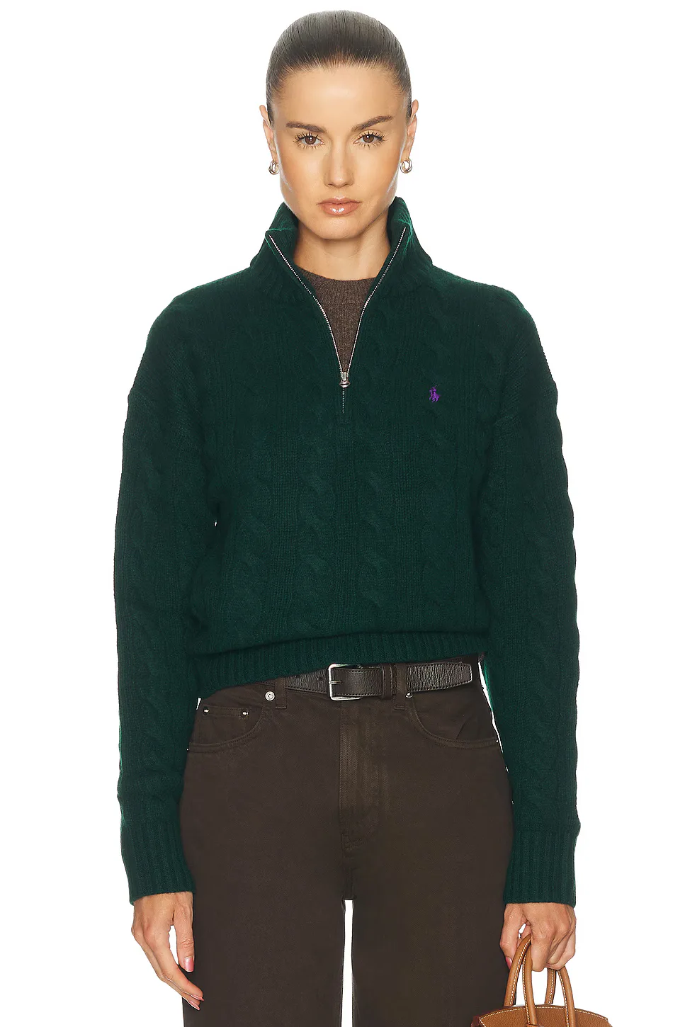 Mock Neck Pullover Sweater by Polo Ralph Lauren
