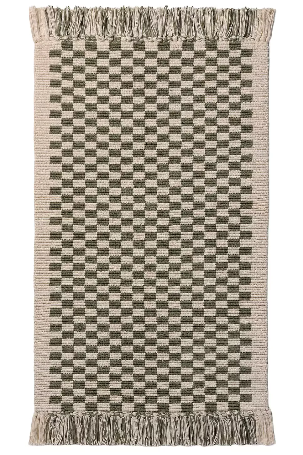 Checkered Bath Tub Mat by Parachute