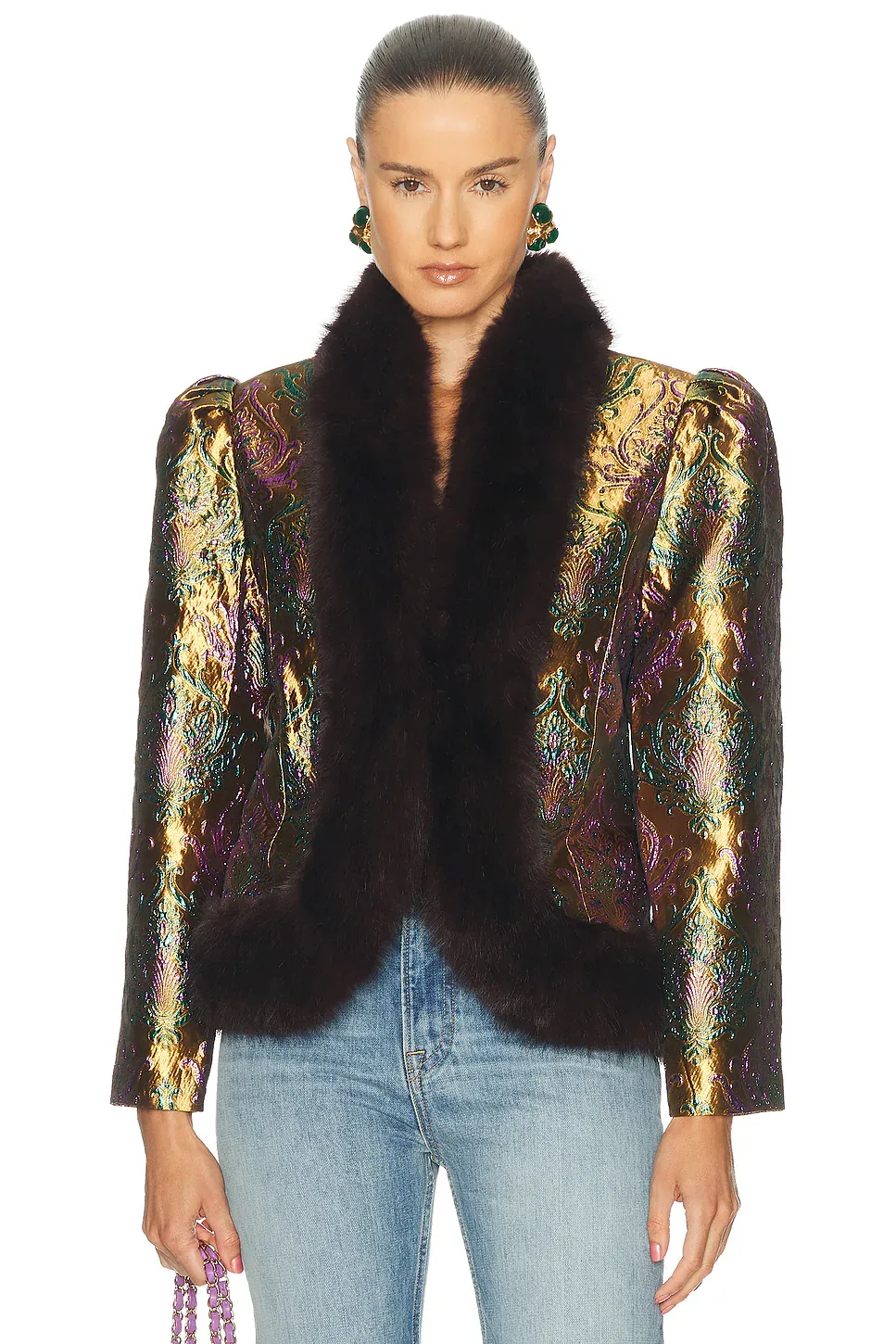 Delphina Brocade Jacket by Retrofête
