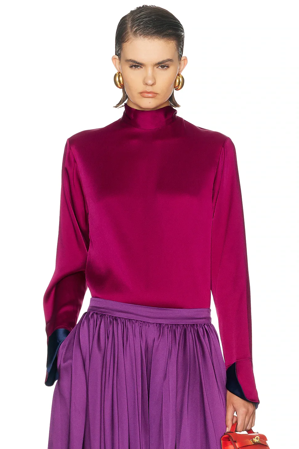Tie Back Satin Top by Stella McCartney