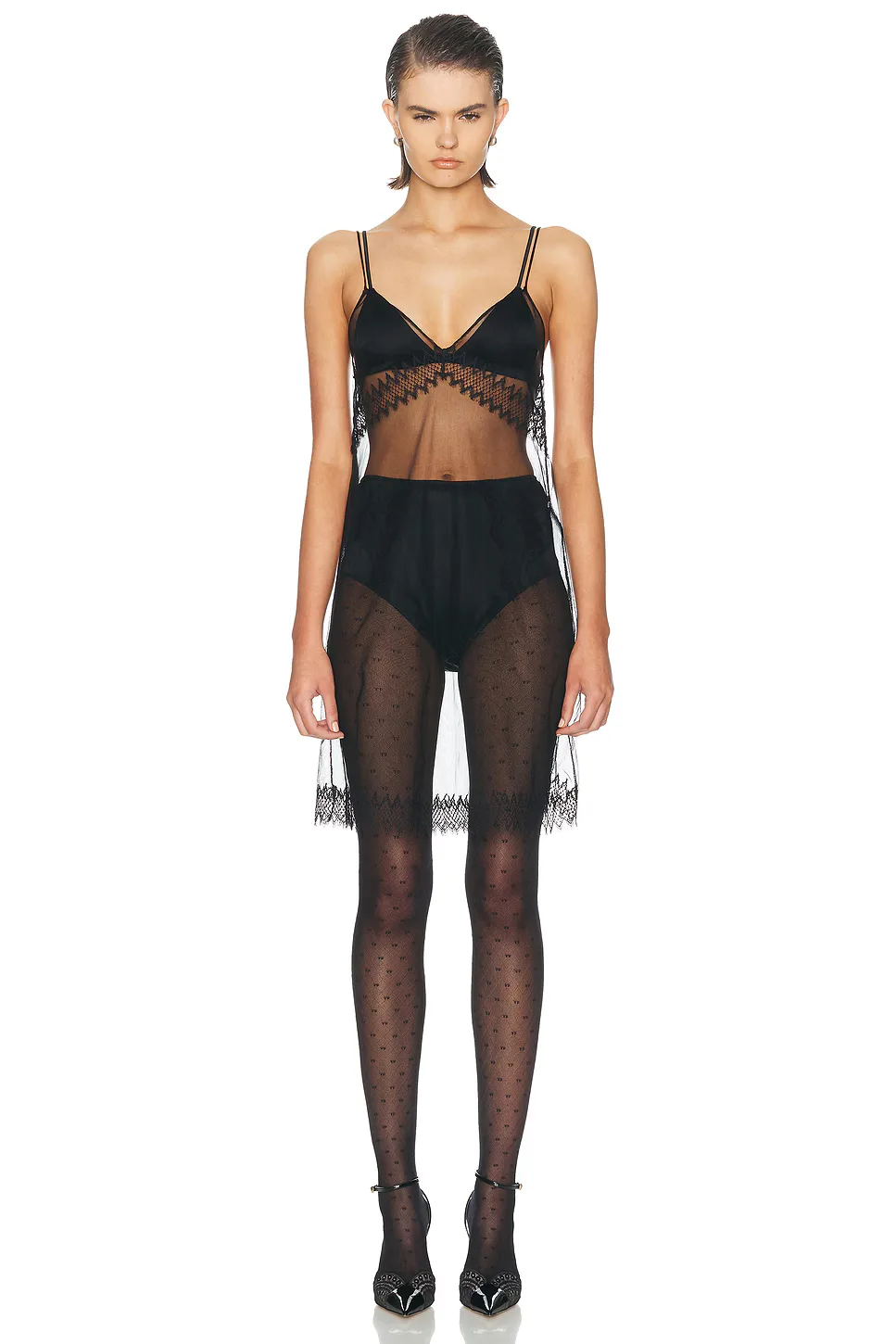 Stretch Tulle Cocktail Slip Dress by Tom Ford