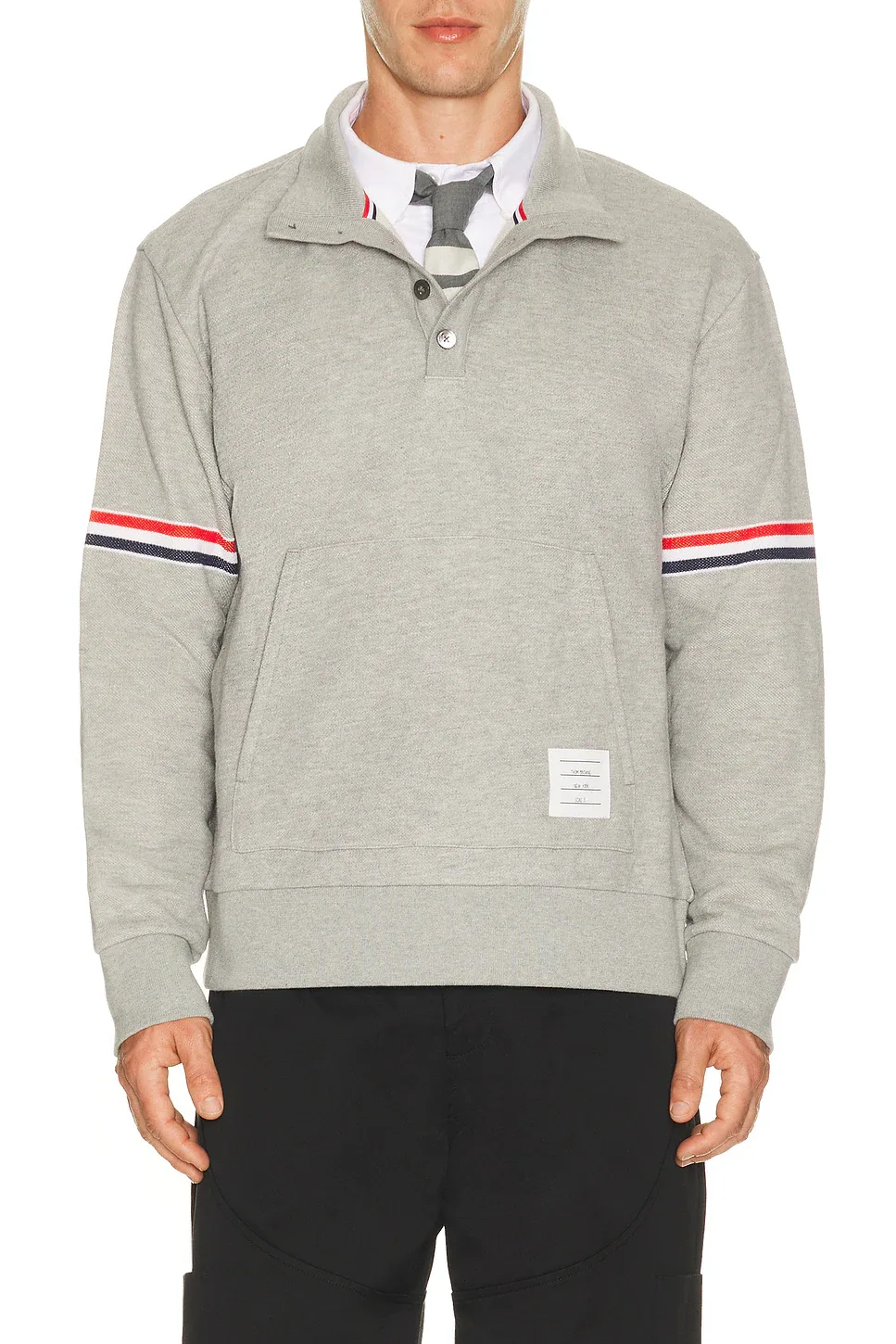 Funnel Neck Pullover by Thom Browne