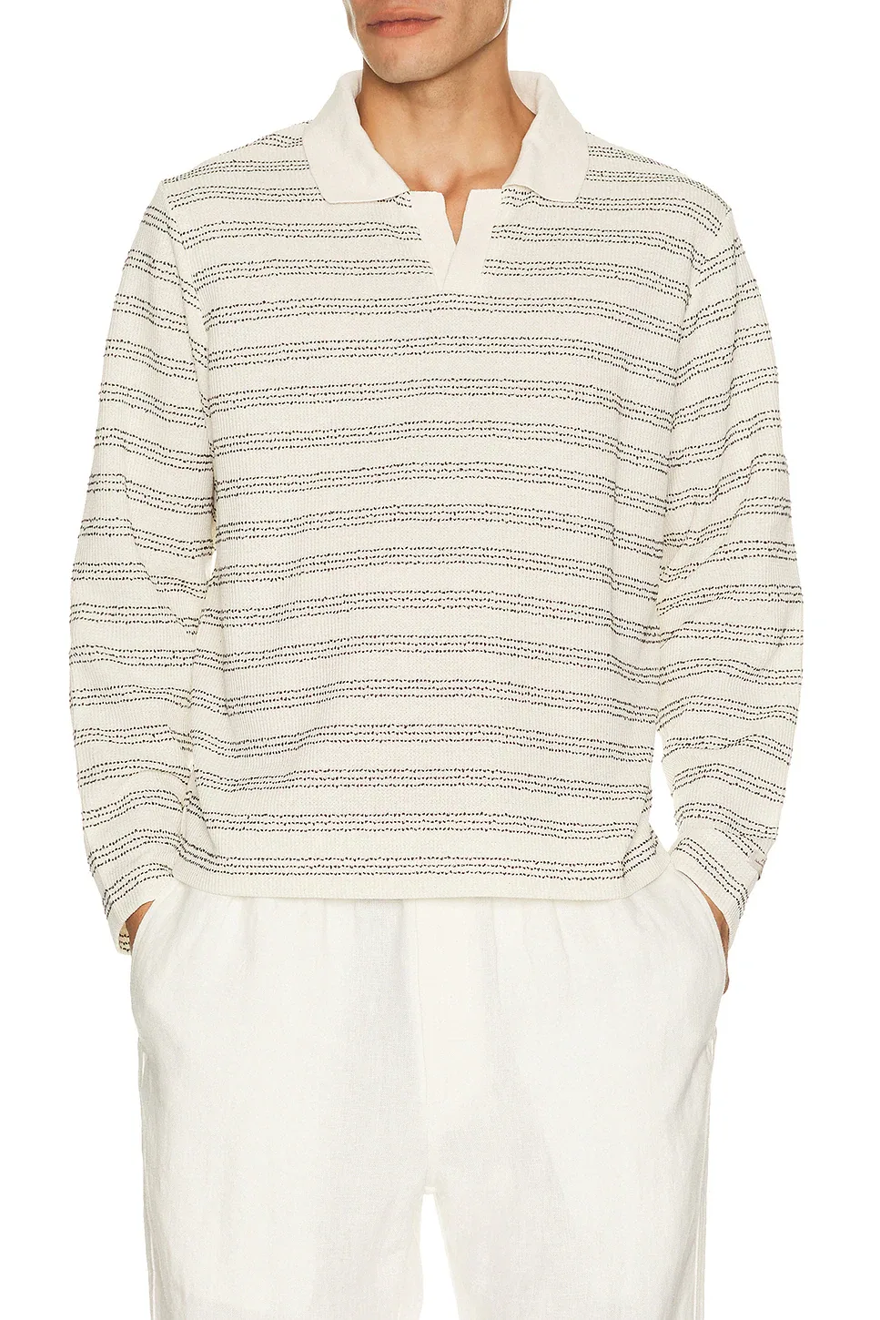 Laurent Long Sleeve Regular Polo by Percival