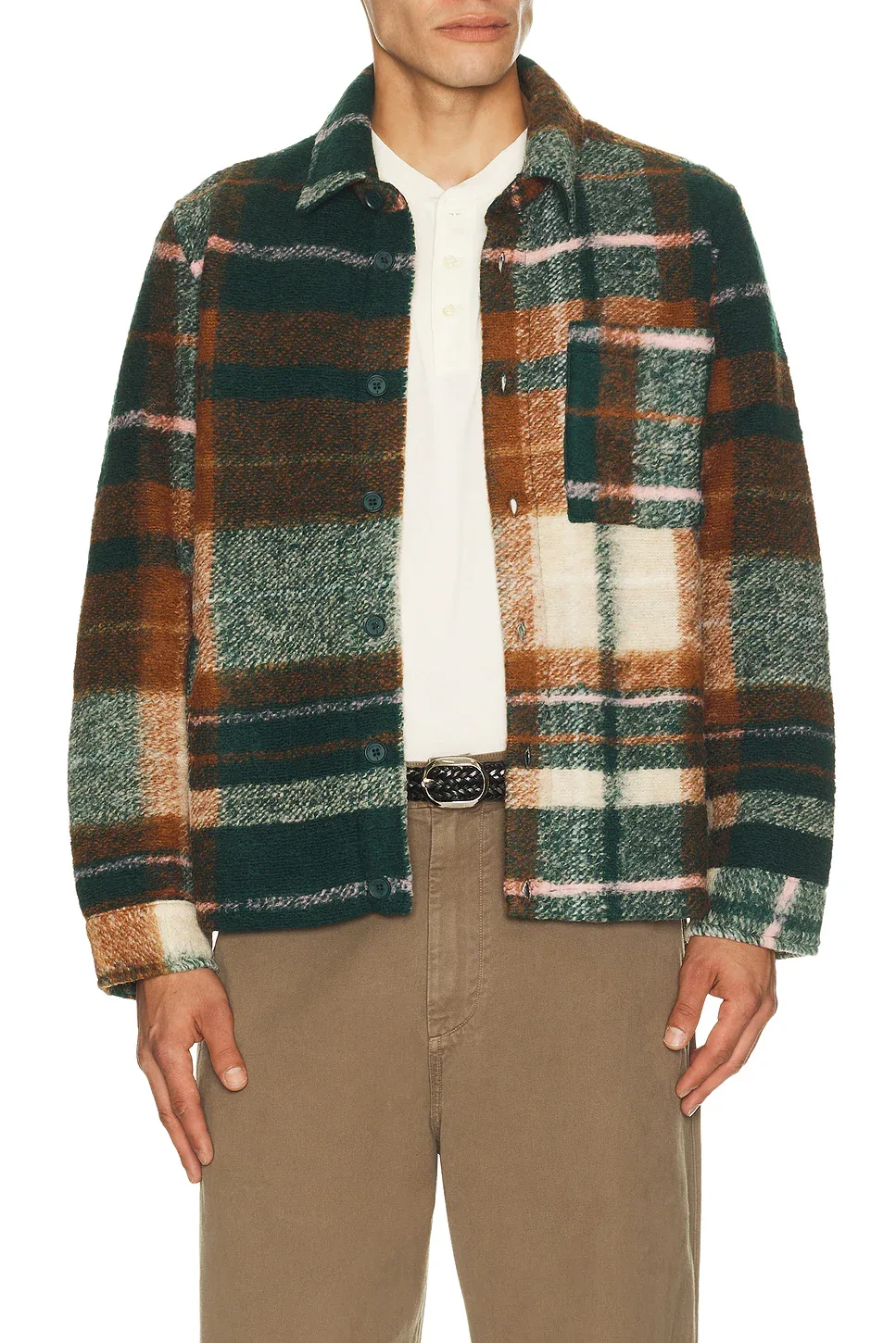 Knowles Check Overshirt by Percival