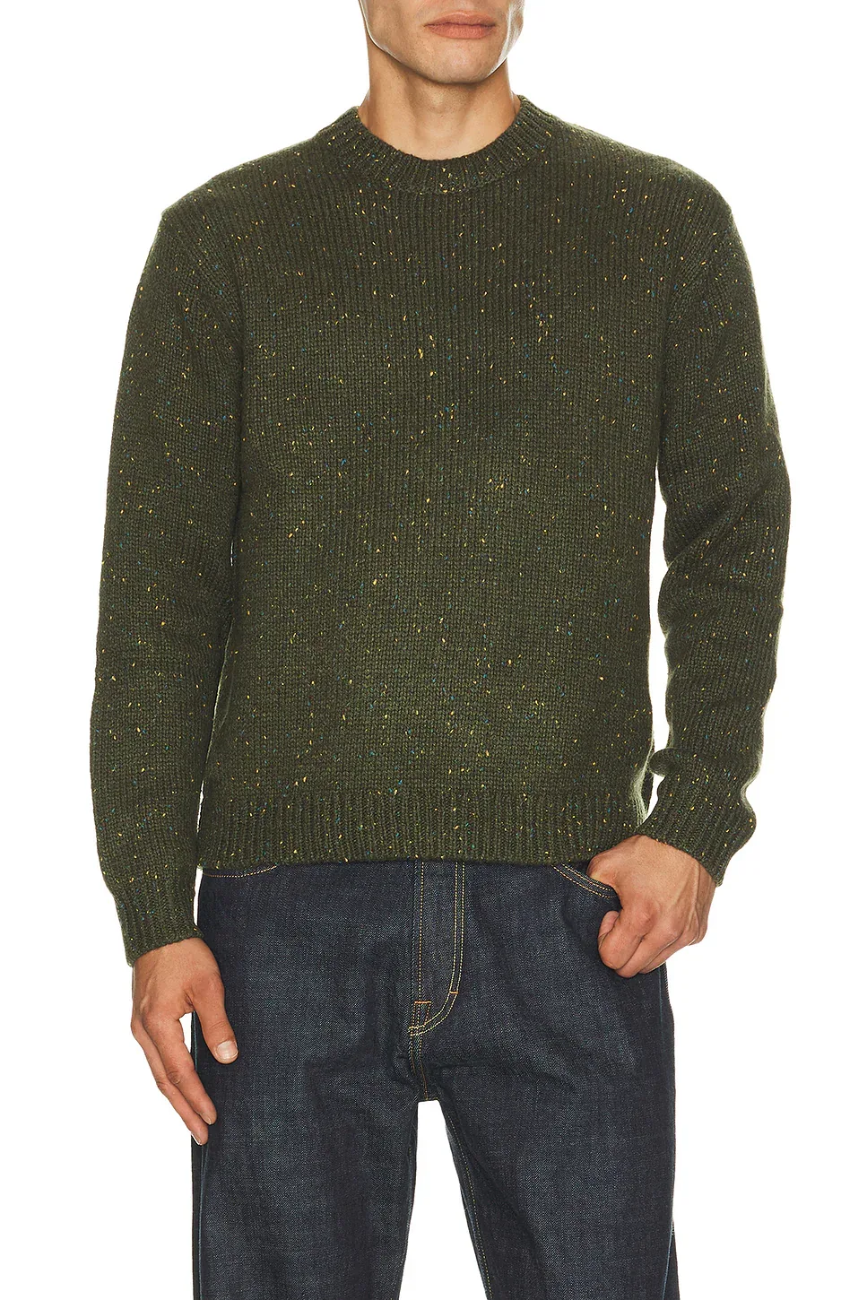 Rhodes Boxy Knitted Crew by Percival