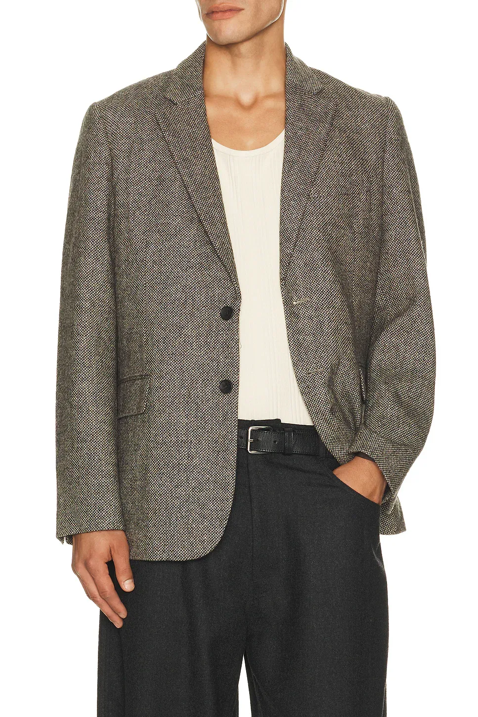 Wilde Birdseye Regular Blazer by Percival