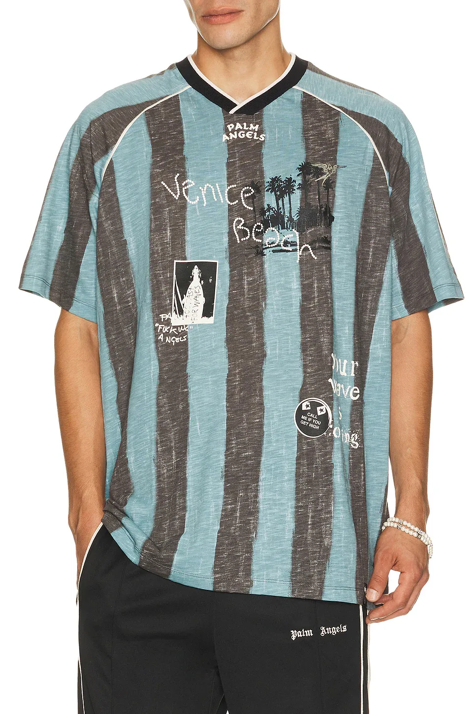 Soccer Cali Regular Tee by Palm Angels