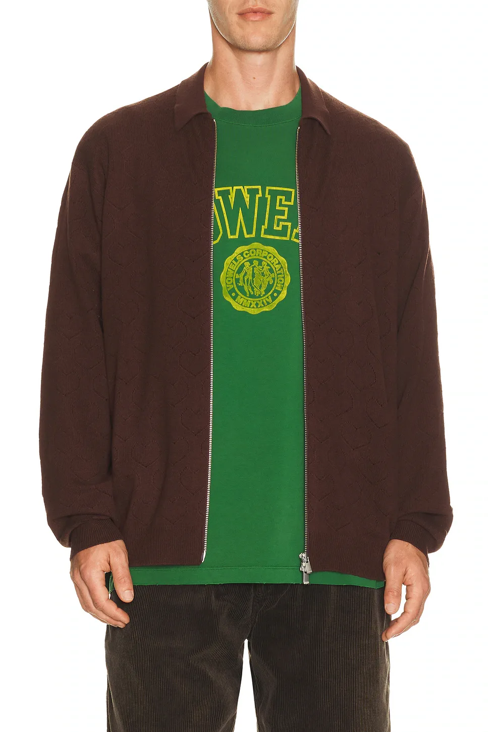 Eyelet Zip Up by Vowels